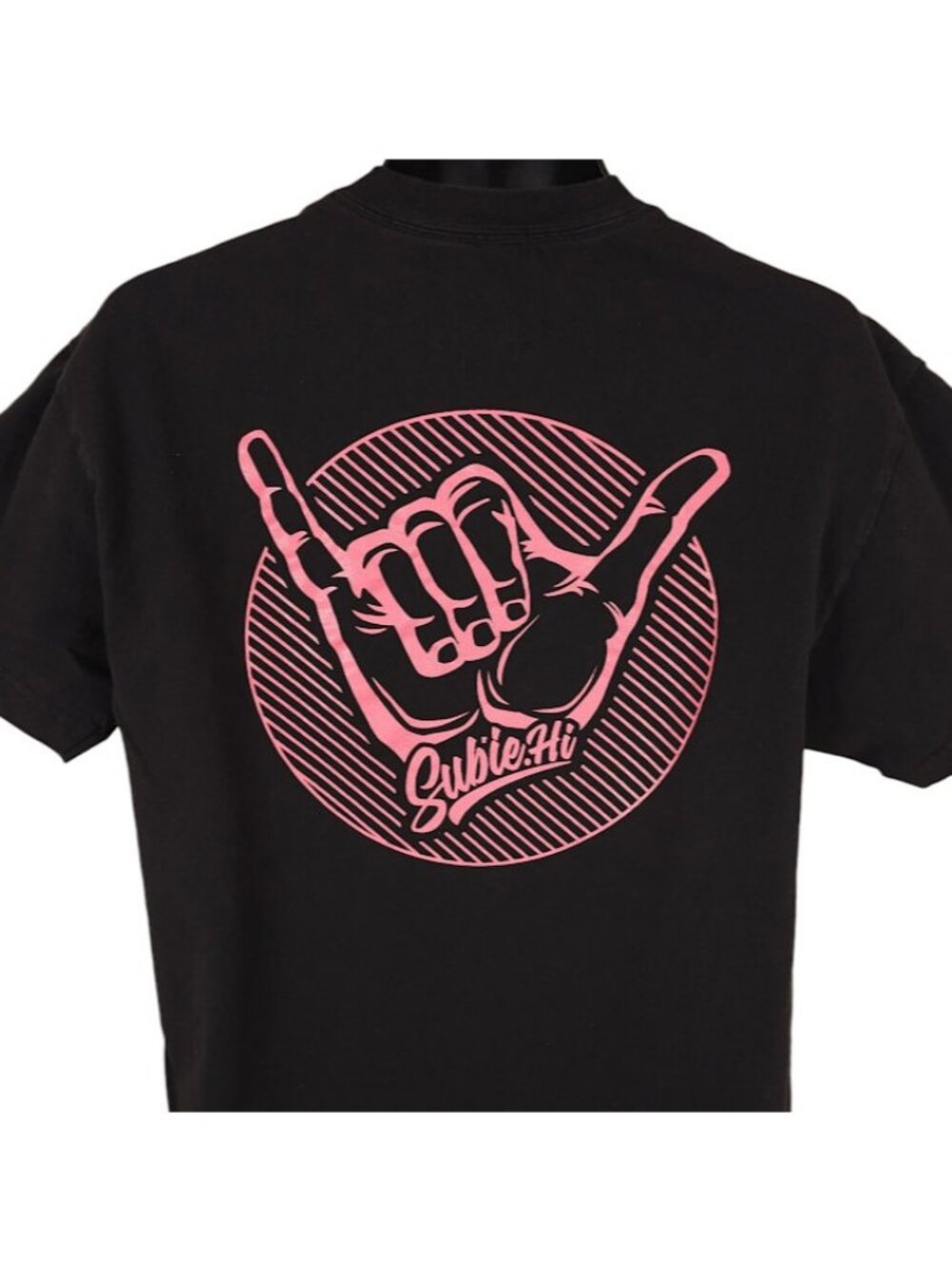 Subie Hang Loose T Shirt Mens Size Large Black Subaru Lover Hawaii Subie.Hi